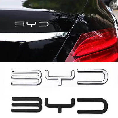 Byd adesivo in metallo 3D 