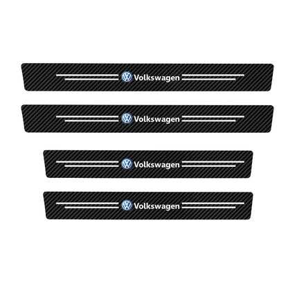 Volkswagen Carbone Fibre Car Carde (4pcs) 