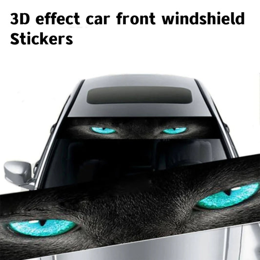 3D Effect Car Front Windschutzscheibe Aufkleber