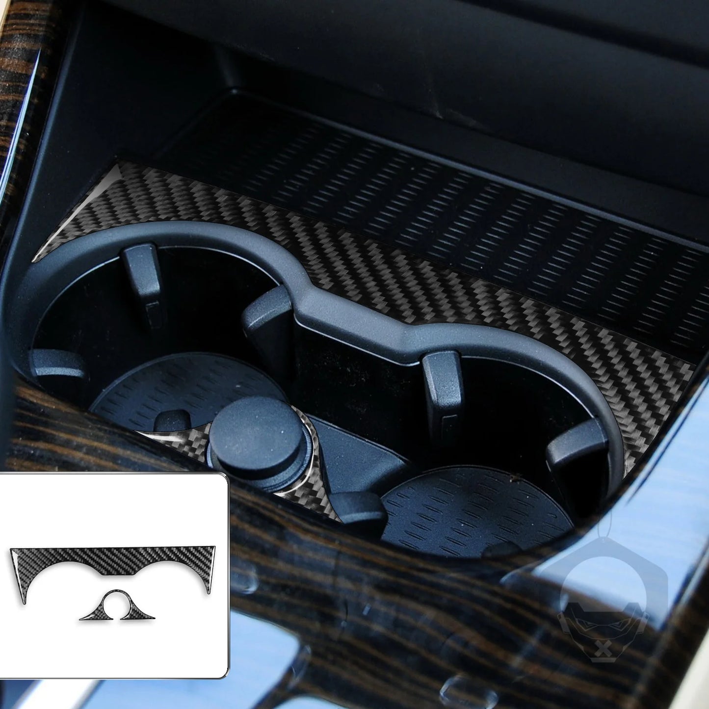 Carbon Fiber Water Cup Holder for BMW