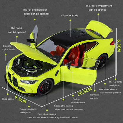 1:24 BMW M4 Auto modello in lega 